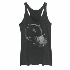 Best reviews of ❤️ Unbranded Juniors' Crescent Moon Galactic Graphic Tank Royal Heather 🌟