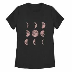 Top 10 👍 Unbranded Juniors' Moon Phase 4 Galactic Graphic Tee Black 💯