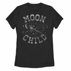 Outlet 🧨 Unbranded Juniors' Moon Child Galactic Text Tee Red 🔥