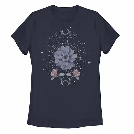 Best Pirce 😍 Unbranded Juniors' Flower Moon Floral Tee Red 🎁 - Image 4