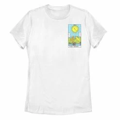 Wholesale ❤️ Unbranded Juniors' Moon Tarot Graphic Tee Athletic Heather ✨