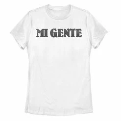Outlet 🛒 Unbranded Juniors' Fifth Sun Mi Gente Simple Text Tee Athletic Heather 😀