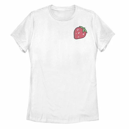 Discount ✨ Unbranded Juniors' Fifth Sun Bitty Berry Tee White 😍 - Image 3