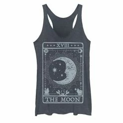 Best reviews of 🔔 Unbranded Juniors' Moon Galactic Playing Card Graphic Tank Navy Heather ✔️