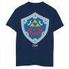 Budget 🔔 Unbranded Boys 8-20 Nintendo Legend Of Zelda Links Awakening Hylian Shield Graphic Tee Red ⌛