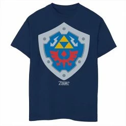 Budget 🔔 Unbranded Boys 8-20 Nintendo Legend Of Zelda Links Awakening Hylian Shield Graphic Tee Red ⌛