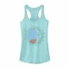 Coupon 💯 Unbranded Juniors' Side Moon Flowers Galactic Graphic Tank Raspberry 👍