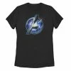 Buy 👏 Unbranded Juniors' Marvel Avengers Tech Logo Graphic Tee Black 🥰