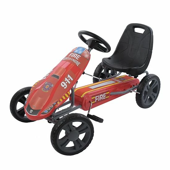 Best Sale ๐ Unbranded Hauck Fire Rescue Pedal Go Kart Ride-On ๐ - Image 2