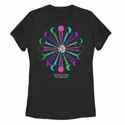 Best reviews of 😉 Unbranded Juniors' Celestial Moon Phase Galactic Graphic Tee Black ❤️