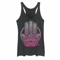 Best reviews of ❤️ Unbranded Juniors' Hamsa Hand Graphic Tank Black Heather 😍