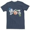 Brand new 👍 Unbranded Men's Star Wars The Rise Of Skywalker Droid Party Graphic Tee White 🎁