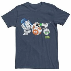 Brand new 👍 Unbranded Men's Star Wars The Rise Of Skywalker Droid Party Graphic Tee White 🎁