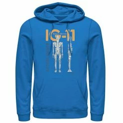 Cheap 🤩 Unbranded Men's Star Wars The Mandalorian IG-11 Action Figure Graphic Hoodie Royal 🌟