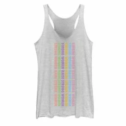 Top 10 🥰 Unbranded Juniors' "Strong 👩 Women" 👩 Women's Empowerment Tank Top White Heather 😉