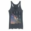 Deals 🧨 Unbranded Juniors' Live Wild Moon Child Graphic Tank Navy Heather ❤️