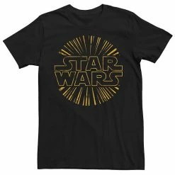 Buy 🎉 Unbranded Men's Star Wars Burst Circle Logo Graphic Tee Black ❤️