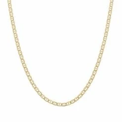 Cheapest ❤️ Unbranded Men's 14k Gold 3.20 Mm Semi-Solid Anchor Link Chain Necklace 😉