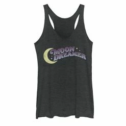 Best Sale ❤️ Unbranded Juniors' Moon Dreamer Graphic Tank Navy Heather 🎁