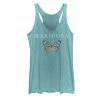 New 🤩 Unbranded Juniors' Mariposa Remix Butterfly Graphic Tank Gray Heather 😉