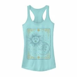Cheap 😍 Unbranded Juniors' Sun Moon Tarot Galactic Graphic Tank Banana ✔️