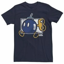 Discount 🎉 Unbranded Men's Nintendo Super Mario Bob-Omb X-Ray Tee Navy 👏