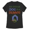 Hot Sale ✔️ Unbranded Juniors' My Other 🦮 Dog Is A Dragon Tee 🔥