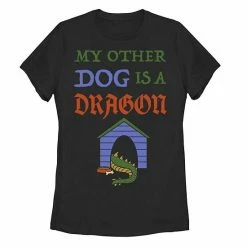 Hot Sale ✔️ Unbranded Juniors' My Other 🦮 Dog Is A Dragon Tee 🔥