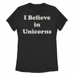 New 🥰 Unbranded Juniors' I Believe In Unicorns Graphic Tee 😍