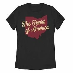 Outlet 🔔 Unbranded Juniors' Fifth Sun The Heart Of America State Graphic Tee 🤩