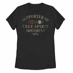 Top 10 😍 Unbranded Juniors' Supporter Of Free Spirit Movement 1969 Eyes With Heart Graphic Tee 🎁