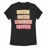 Flash Sale 👏 Unbranded Juniors' "Better Faster Stronger Happier" Graphic Tee 😉