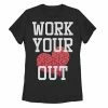 Promo 🎁 Unbranded Juniors' "Work Your Heart Out" Graphic Tee 🛒