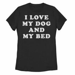 Outlet 🤩 Unbranded Juniors' Fifth Sun "I Love My 🐕 Dog And My Bed" Tee ⌛