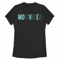 Promo ⭐ Unbranded Juniors' "Motivated" Wordplay Graphic Tee 🧨