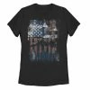 Cheapest 😍 Unbranded Juniors' Fifth Sun American Flag Scenery Stencil Graphic Tee 💯