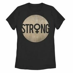 Top 10 ❤️ Unbranded Juniors' "Strong" Venus Symbol Logo Graphic Tee 👏