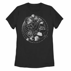 Wholesale 🎉 Unbranded Juniors' Solar System Bubbles Graphic Tee ✔️