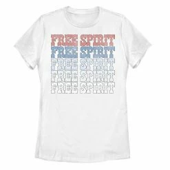 Hot Sale 😍 Unbranded Juniors' Free Spirit Text Stack Tee 😍