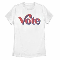 Outlet 👍 Unbranded Juniors' Vote Simple Typographic Tee ✔️