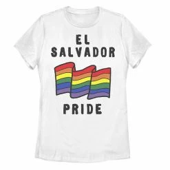 Promo 💯 Unbranded Juniors' Fifth Sun El Slavador Pride Sketched Flag Tee 💯