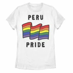 New ❤️ Unbranded Juniors' Fifth Sun Peru Pride Sketched Flag Tee 🎁