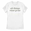 New ⌛ Unbranded Juniors' "All Things Grow" Script Tee 🥰