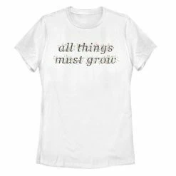 New ⌛ Unbranded Juniors' "All Things Grow" Script Tee 🥰