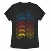 Wholesale 🌟 Unbranded Juniors' Bicycles Fading Into Each Other Athletic Graphic Tee 🎉
