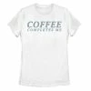 Cheapest ❤️ Unbranded Juniors' Fifth Sun Coffee Completes Me Text Tee ✔️