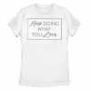 Coupon ⭐ Unbranded Juniors' "Keep Doing What You Love" Boxed Tee 🥰