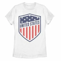 Flash Sale 🛒 Unbranded Juniors' Shield Logo Flag Tee 👍