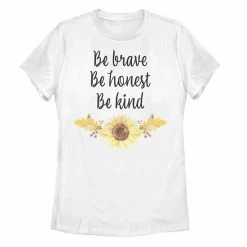 Outlet 🧨 Unbranded Juniors' Be Brave Honest Kind Graphic Tee 🌟