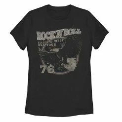 New ❤️ Unbranded Juniors' Rock 'N' Roll 76 Tour Graphic Tee 🔔